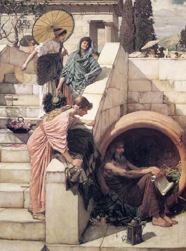 John William Waterhouse Diogenes Germany oil painting art